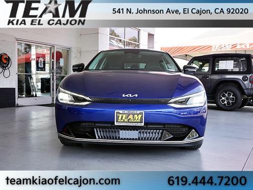 Blue 2024 Kia EV6 Wind