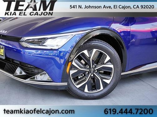 Blue 2024 Kia EV6 Wind