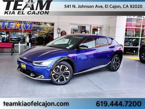 Blue 2024 Kia EV6 Wind