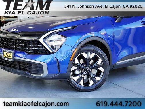 Sapphire Blue 2023 Kia Sportage X-Line