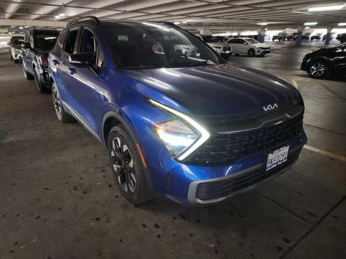 Sapphire Blue 2023 Kia Sportage X-Line