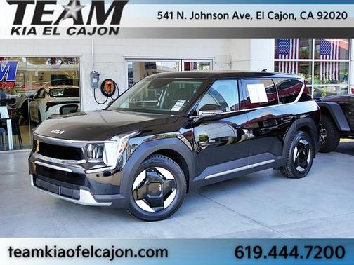 Aurora Black 2024 Kia EV9 Light