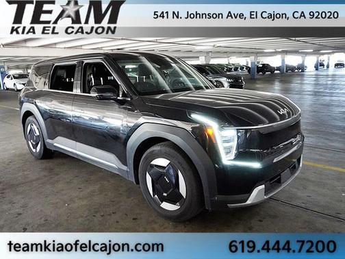 Aurora Black 2024 Kia EV9 Light
