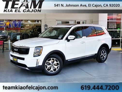 White Pearl 2022 Kia Telluride EX