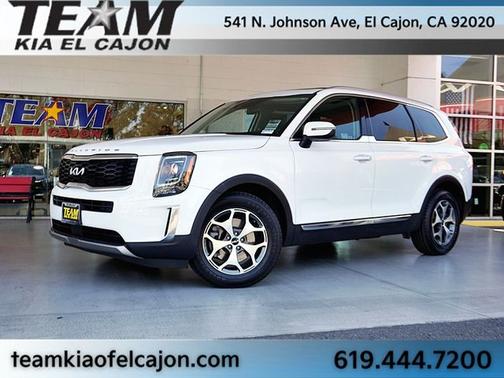 White Pearl 2022 Kia Telluride EX