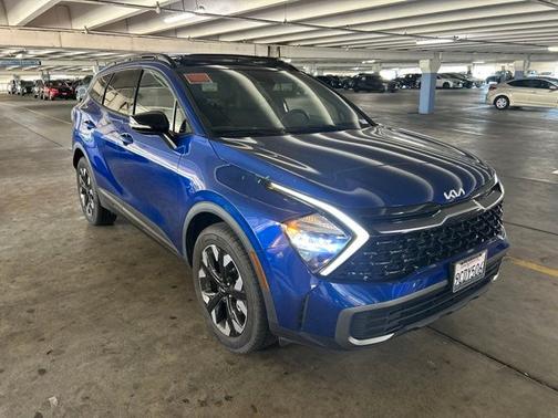 Sapphire Blue 2023 Kia Sportage X-Line