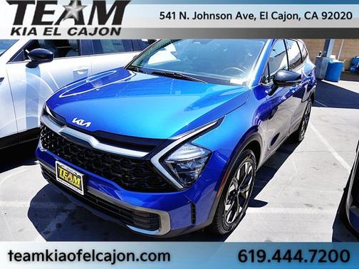 Sapphire Blue 2023 Kia Sportage X-Line