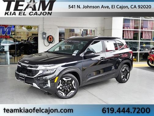 Black 2024 Kia Seltos SX