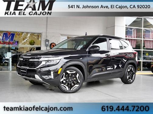 Black 2024 Kia Seltos SX