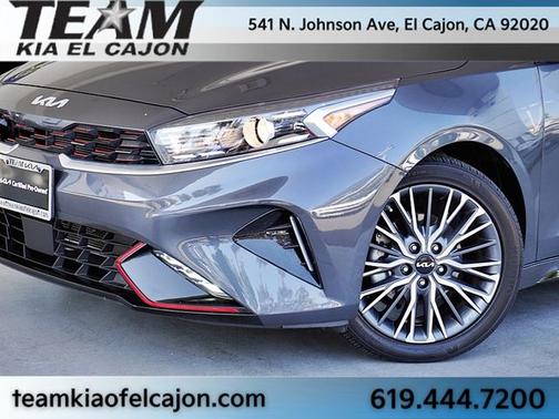 Gray 2023 Kia Forte GT-Line