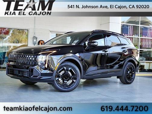 Ebony Black 2026 Kia Sportage X-Line