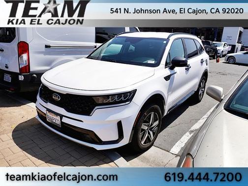 White Pearl 2021 Kia Sorento EX