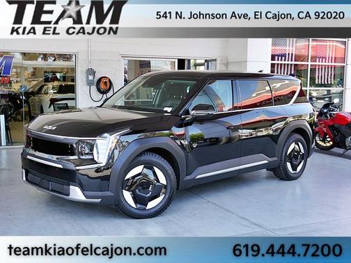 Aurora Black 2024 Kia EV9 Light Long Range
