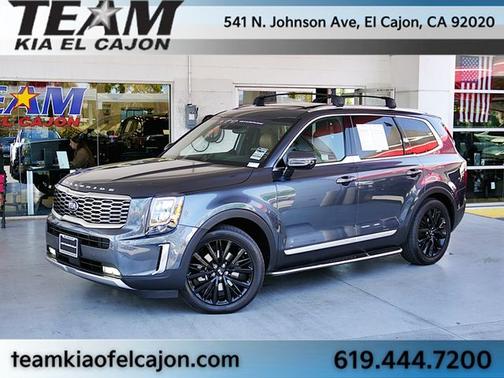 Grey 2021 Kia Telluride SX