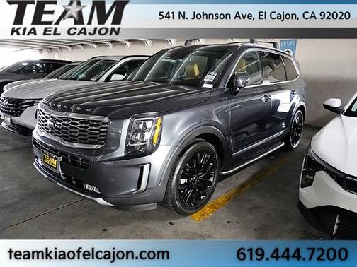 Grey 2021 Kia Telluride SX