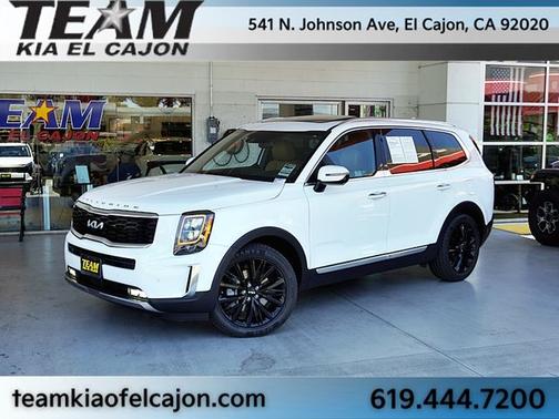 White Pearl 2022 Kia Telluride SX