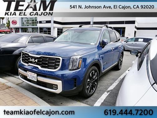 Midnight Lake Blue 2024 Kia Telluride SX FWD