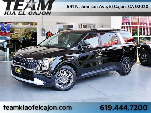 Aurora Black 2025 Kia Carnival Hybrid EX