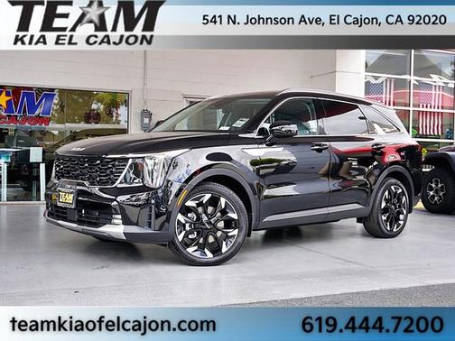Ebony Black 2026 Kia Sorento EX