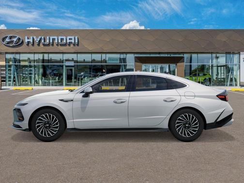 Serenity White 2026 Hyundai SONATA Hybrid Limited
