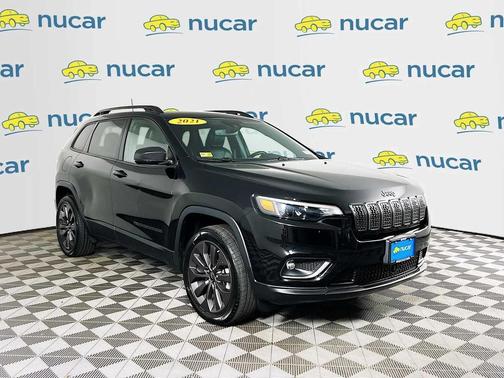 Diamond Black Crystal Pearlcoat 2021 Jeep Cherokee 80th Anniversary 4x4