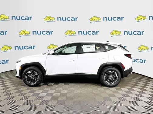 Creamy White Pearl 2026 Hyundai TUCSON Hybrid Blue SE