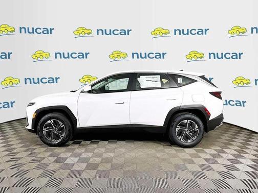 Creamy White Pearl 2026 Hyundai TUCSON Hybrid Blue SE