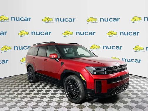 Ultimate Red 2026 Hyundai SANTA FE HEV Calligraphy