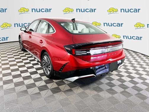 Ultimate red 2025 Hyundai SONATA Hybrid SE