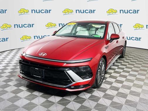 Ultimate red 2025 Hyundai SONATA Hybrid SE