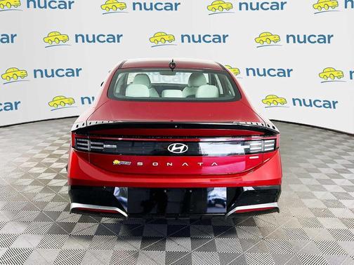 Ultimate red 2025 Hyundai SONATA Hybrid SE