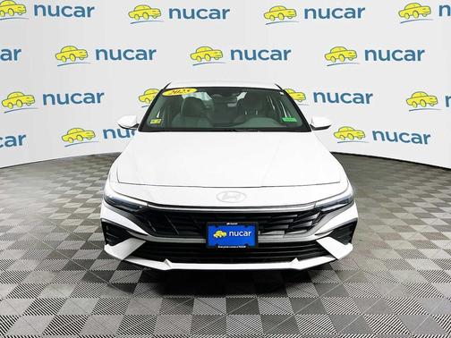 Serenity White 2025 Hyundai ELANTRA HEV Blue