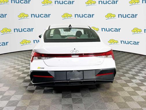 Serenity White 2025 Hyundai ELANTRA HEV Blue