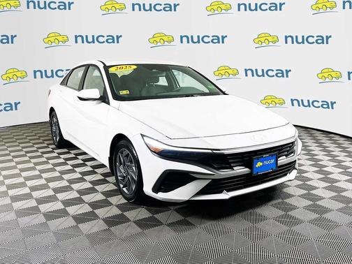 Serenity White 2025 Hyundai ELANTRA HEV Blue