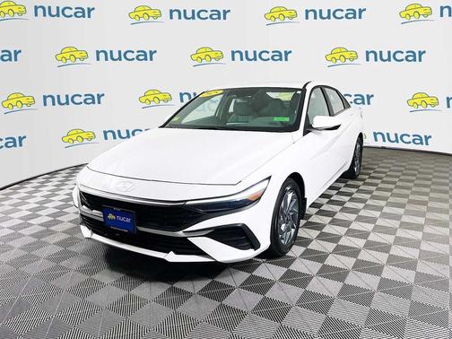 Serenity White 2025 Hyundai ELANTRA HEV Blue