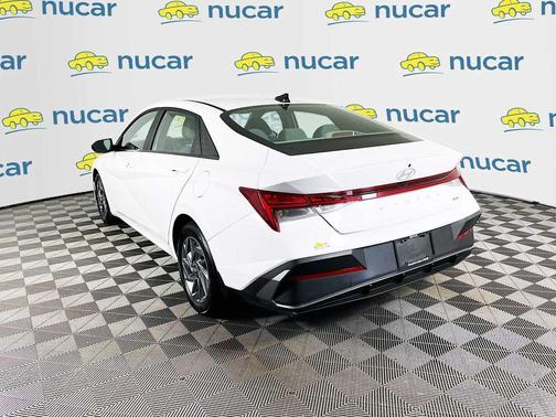 Serenity White 2025 Hyundai ELANTRA HEV Blue