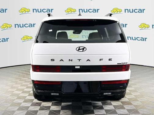 Serenity White 2026 Hyundai SANTA FE HEV Calligraphy