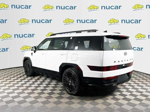 Serenity White 2026 Hyundai SANTA FE HEV Calligraphy