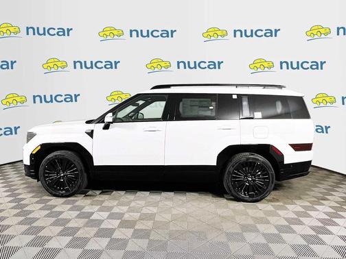 Serenity White 2026 Hyundai SANTA FE HEV Calligraphy