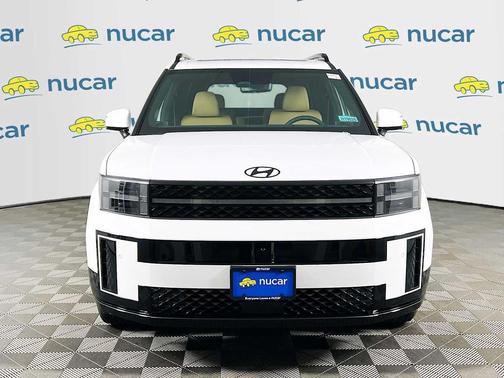 Serenity White 2026 Hyundai SANTA FE HEV Calligraphy