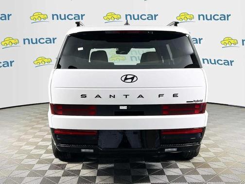 Serenity White 2026 Hyundai SANTA FE HEV Calligraphy