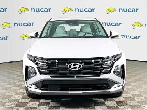 Creamy White Pearl 2026 Hyundai TUCSON Hybrid Blue SE