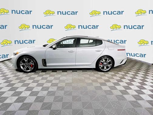Ceramic Silver 2019 Kia Stinger GT1