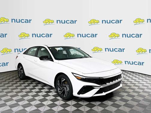 Serenity White 2025 Hyundai ELANTRA Sport