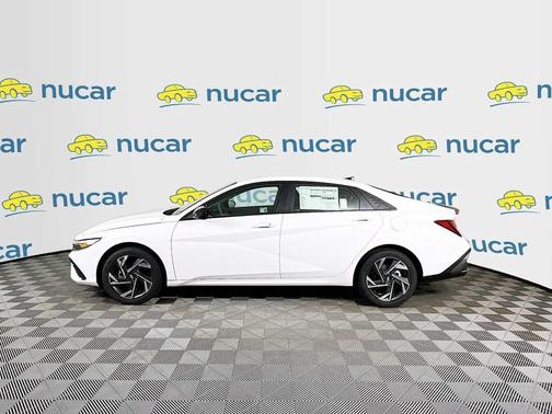 Serenity White 2025 Hyundai ELANTRA Sport