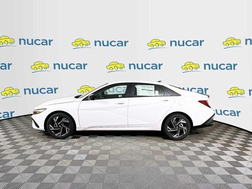 Serenity White 2025 Hyundai ELANTRA Sport