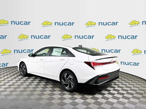 Serenity White 2025 Hyundai ELANTRA Sport