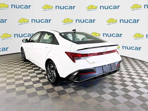 Serenity White 2025 Hyundai ELANTRA Sport
