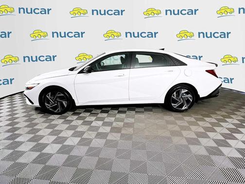 Serenity White 2025 Hyundai ELANTRA Sport