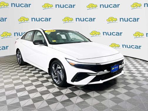 Serenity White 2025 Hyundai ELANTRA Sport
